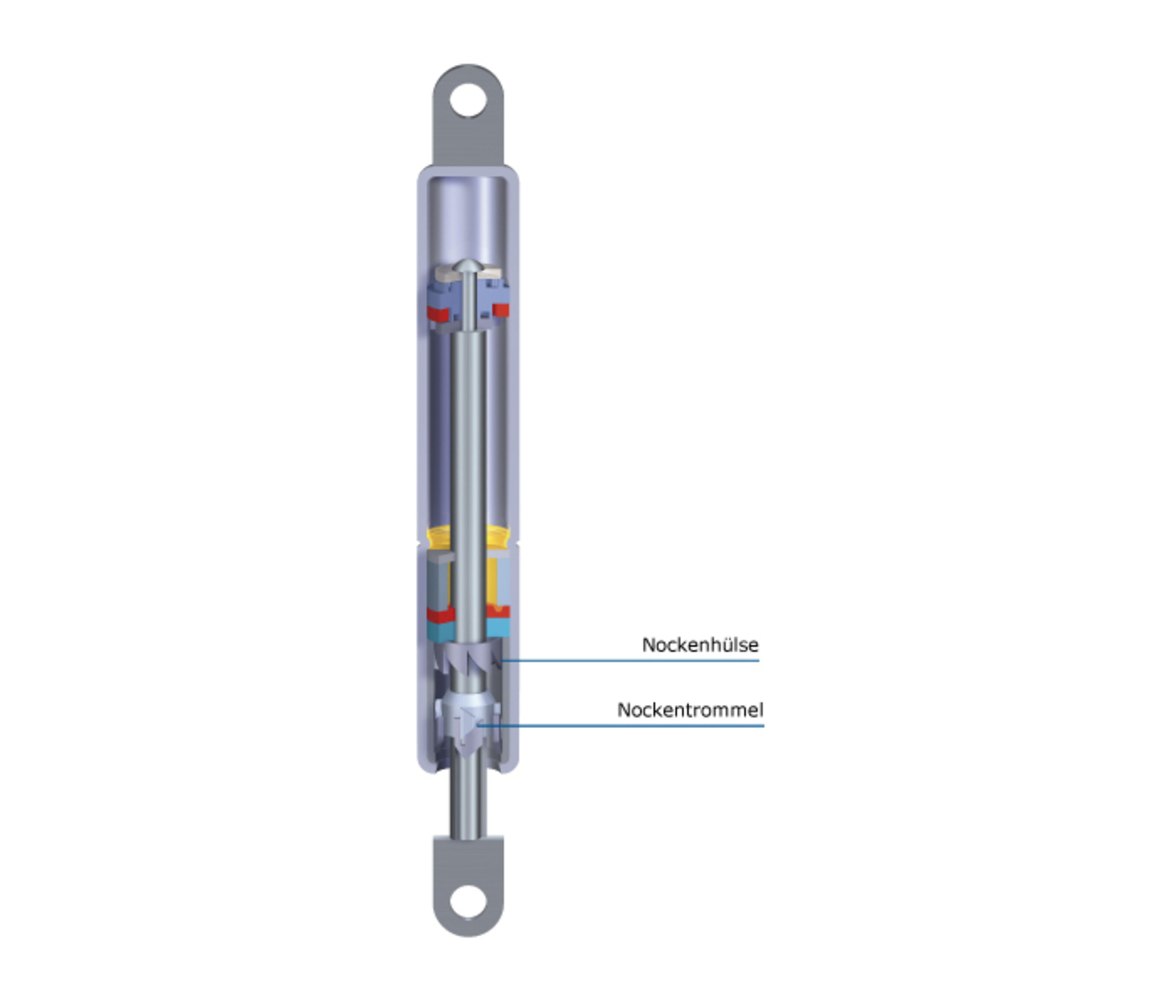 A.PiERiNGER. Gasfeder Stabilus Lift-o-MAT 6147SD 100N